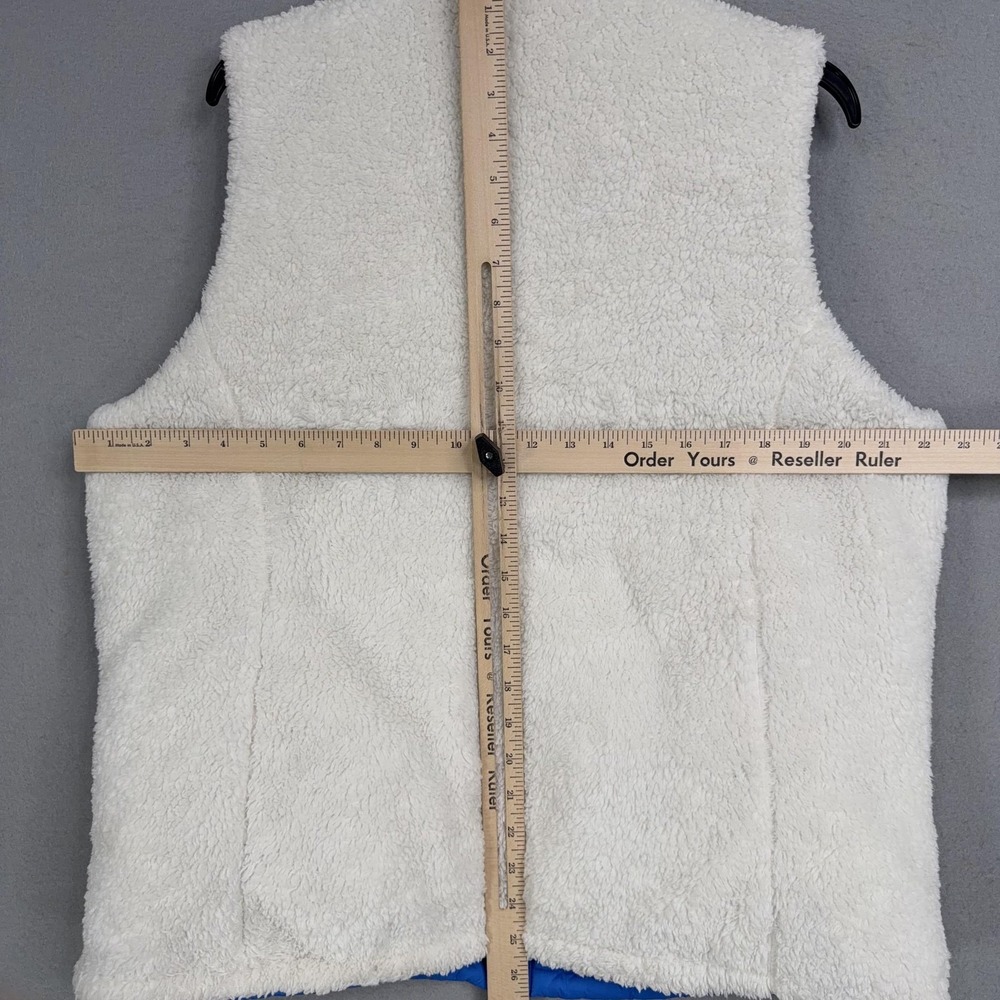 Detroit Lions Vest Womens Large Blue NFL Football Team Apparel Reversible - Picture 9 of 11